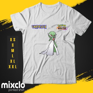 เสื้อขาว POKEMON UNITE GARDEVOIR GAMING DESIGN SHIRT (MX596)เสื้อยืด