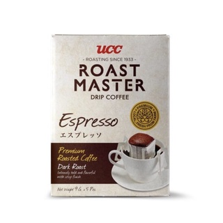 UCC Roast Master Dark Roast Drip coffee 9g×5packs ยูซีซี กาแฟดริพ เอสเพรสโซ่ 9กรัม 5 ซอง