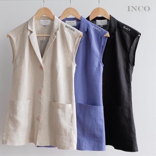 🌿INCO 100% Linen FN Flynow เสื้อ Inco ชุด Inco เสื้อลินิน กางเกงลินิน มือสอง inco มือสอง