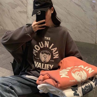 (ราคาต่ำสุด)เสื้อกันหนาวคอกลมญี่ปุ่นและเกาหลี，ผ้าสำลีอุ่น，ผ้าสำลีสบาย，3 สีสด，M-2XL