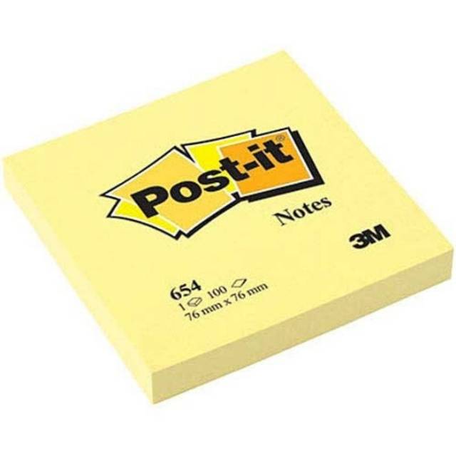 POST IT 654 สีเหลือง 3M