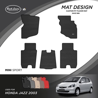 พรมปูพื้นรถยนต์เข้ารูปสำหรับ Honda Jazz รุ่นGD (ปี 2003-2007)