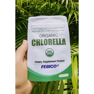 Organic Chlorella Febico  คลอเรลล่า ออร์แกนิค ยี่ห้อ เฟบิโก้  (500มก. x 30เม็ด)