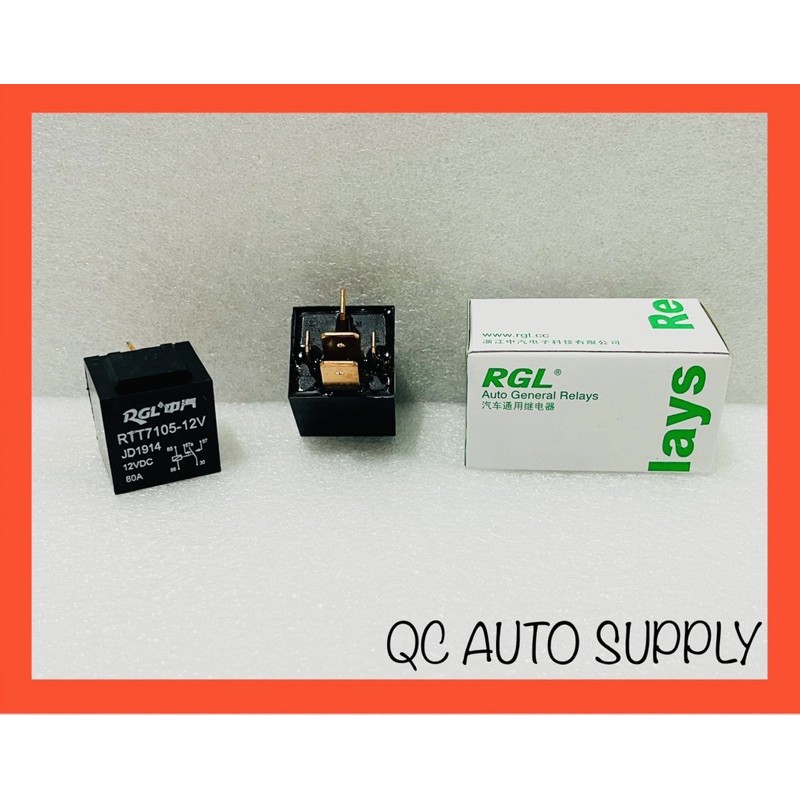 RTT-7105-12V 5PIN RGL 5PIN RELAY 80AMP (3 BIG PIN,2 SMALL PIN) สําหรับการใช้งาน: UNIVERSAL VEHICLE