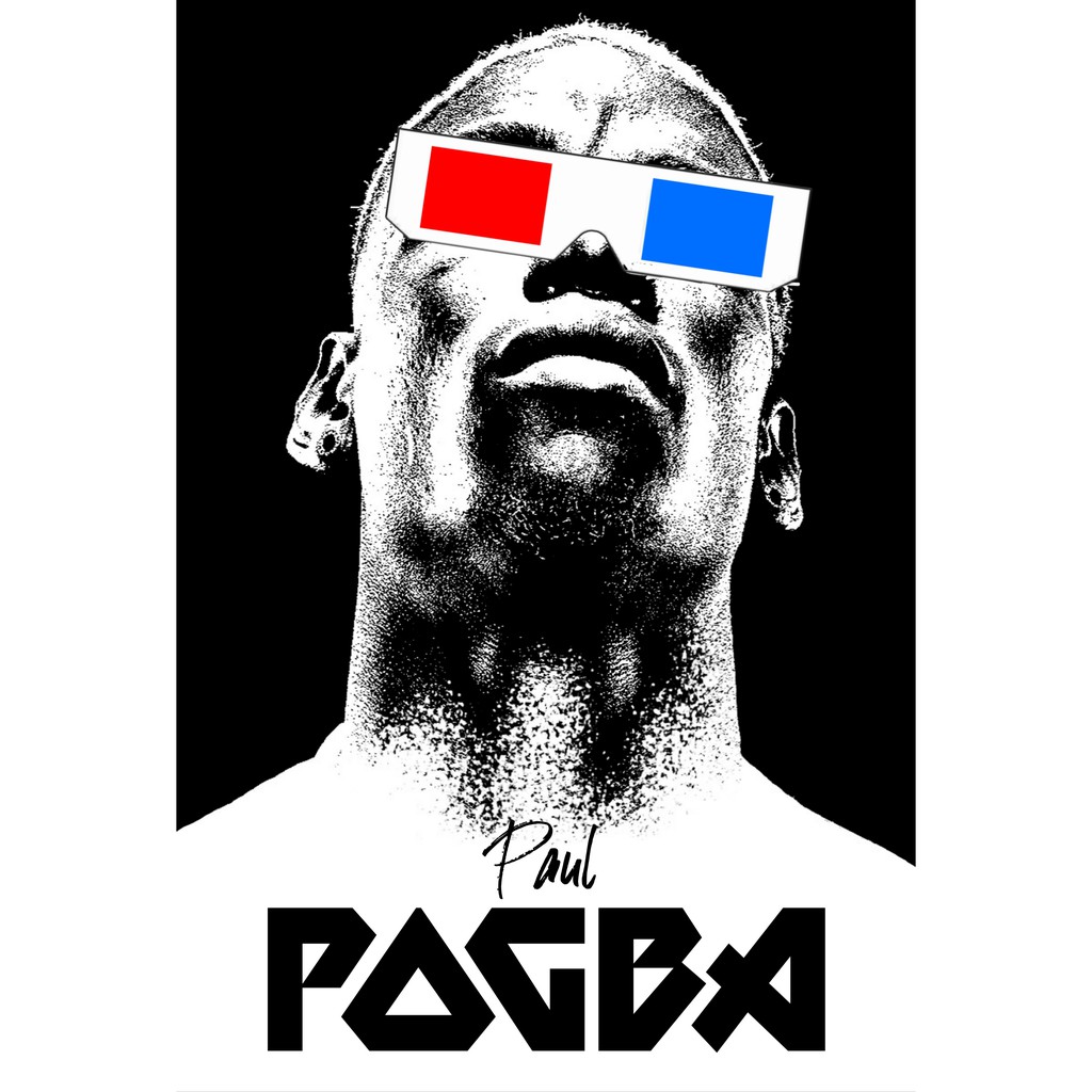 🔴SALE!!! เสื้อยืดลาย Paul Pogba