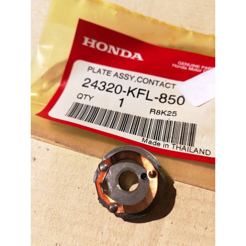 ตัวขับสวิทช์ไฟบอกตำแหน่งเกียร์ แท้ๆ ฮอนด้า เวฟ100 โซนิค 125 (Plate Assy, Contact 24320-KFL-850)