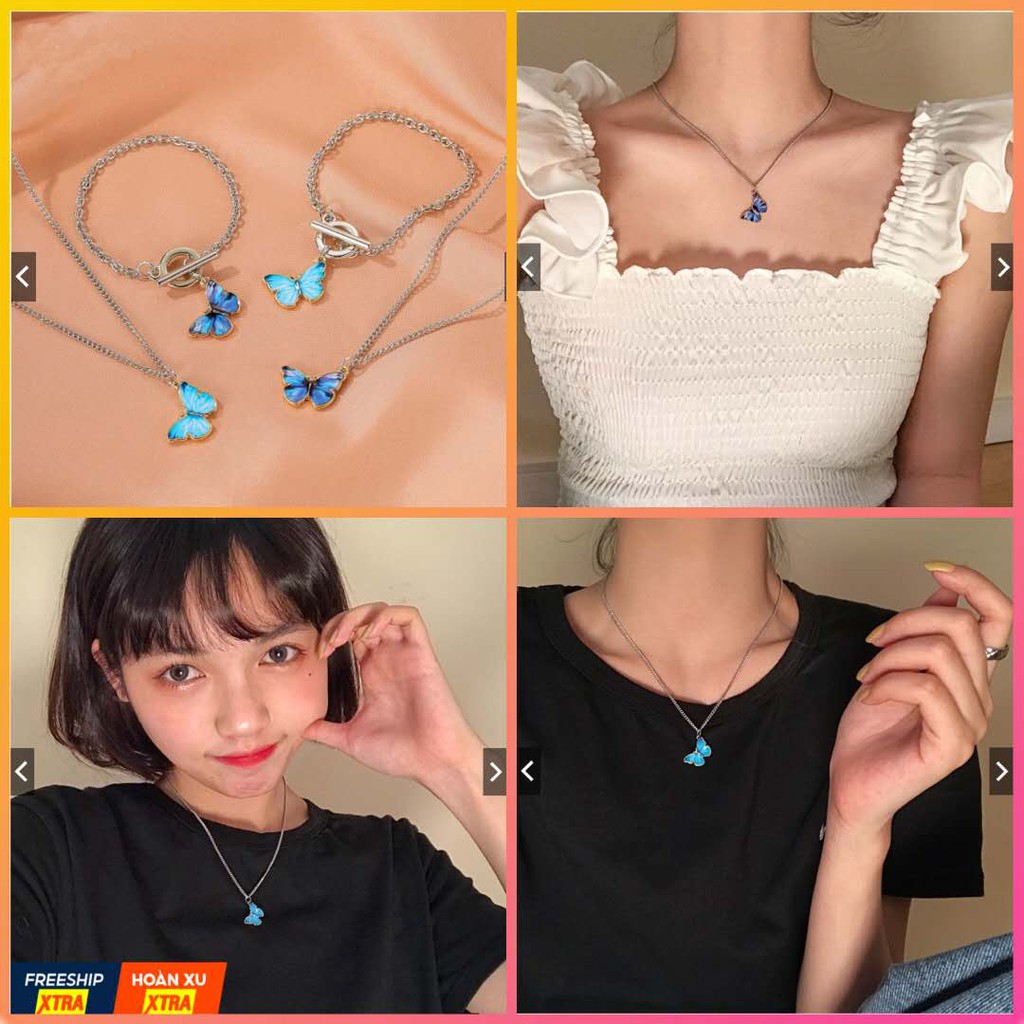 สร้อยผีเสื้อแฟชั่นเครื่องประดับ