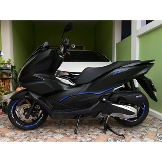 สติ๊กเกอร์แต่ง pcx160 ชุดข้าง สีน้ำเงิน ตรงรุ่น เกรด3m