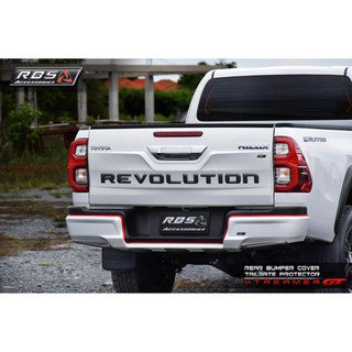 ครอบฝาท้ายกระบะ , ครอบกันชนท้าย TOYOTA REVO ปี 2020 4x4 ยกสูง