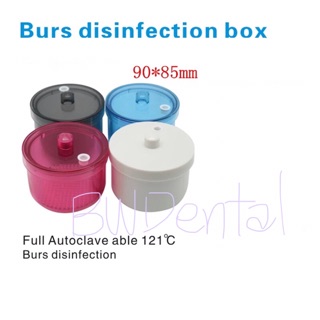 Dental Burs cleaning box Disinfection Autoclave Box Plastic Autoclavable Case Container