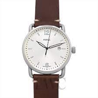 The Commuter Date Brown Leather Watch 42MM