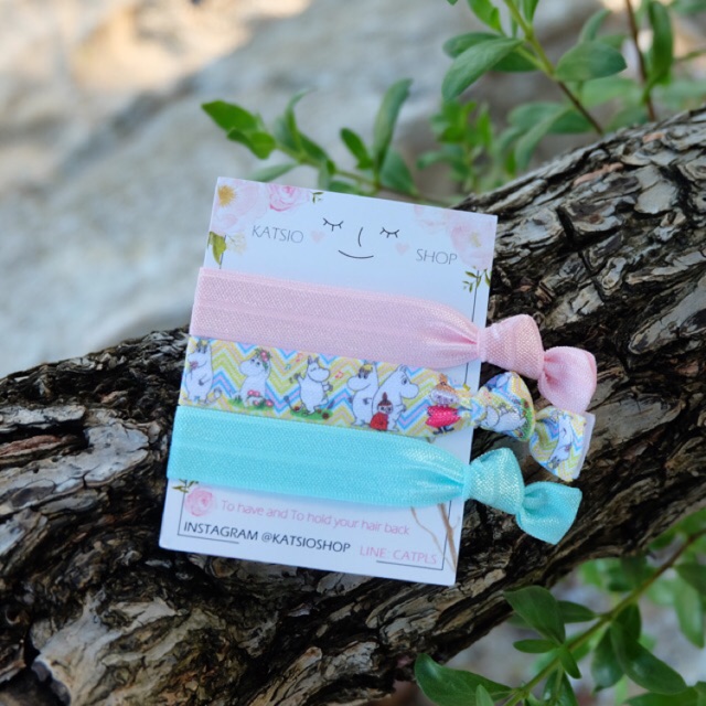 Hair ties "Moomin's friends" set 3 pcs.