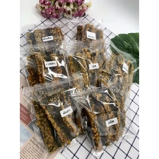 (500 กรัม) สาหร่าย ชุบแป้งทอด กรอบฟู 10 ห่อ (ห่อละ 50 g 5 ชิ้น)