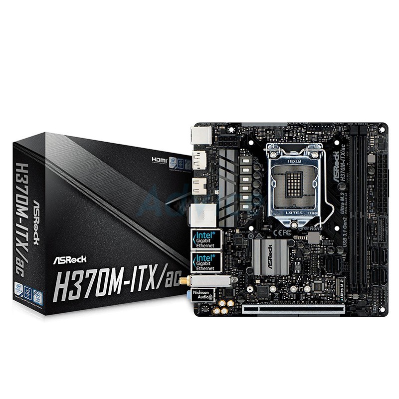 (1151V2) ASROCK H370M-ITX/AC