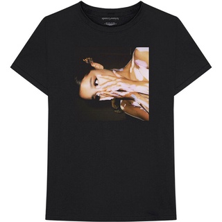 เสื้อยืด พิมพ์ลาย Ariana Grande สีดํา แฟชั่นสําหรับผู้ชาย