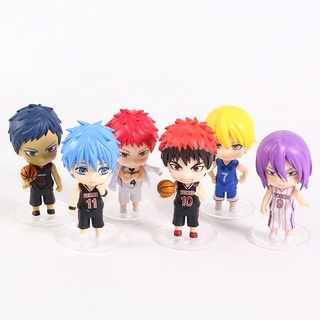 โมเดล คุโรโกะ  Kuroko no basket เซ็ต 6 ตัว