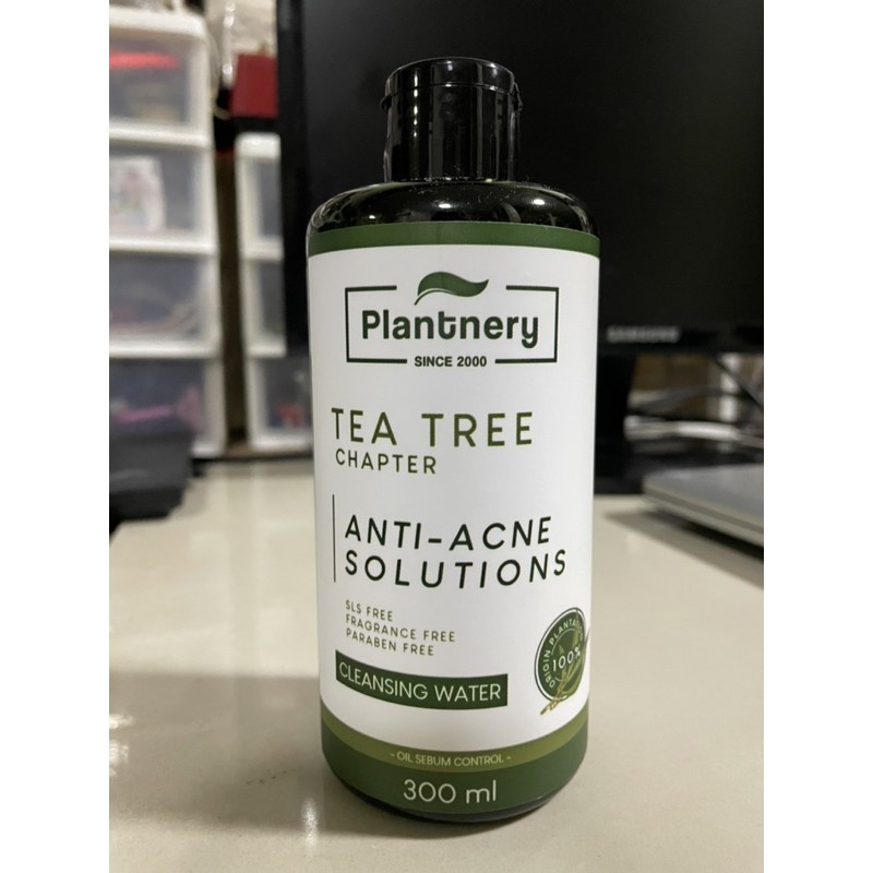 ขายแล้ว ❌🌻ส่งต่อ มือ 2🌻 Plantnery™ Tea Tree First Cleansing Water 300 ml Anti - Acne