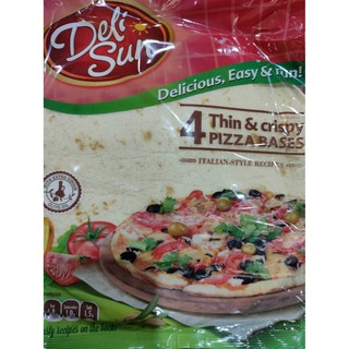 DeliSun 6 4 Thin and crispy PIZZA BASES 360g