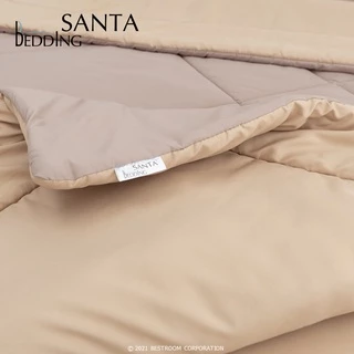 SANTA Bedding ชุดผ้าปูที่นอนพร้อมผ้านวม สีน้ำตาลอ่อน น้ำตาลเข้ม