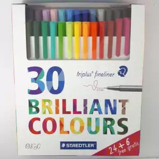 ชุดปากกาไตรพลัส Staedtler 30 สี