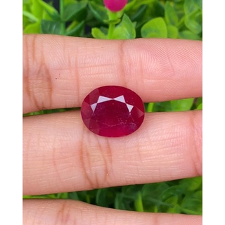 พลอย ทับทิม (Ruby Sapphire) 13.70 กะรัต (Cts.) พลอยแท้ อัญมณีมงคลประจําวันเกิด