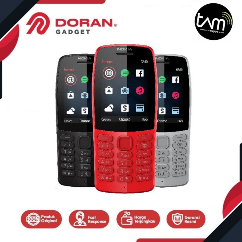 Handphone | HP Nokia 210 - Nokia Jadul - Garansi Resmi TAM 1