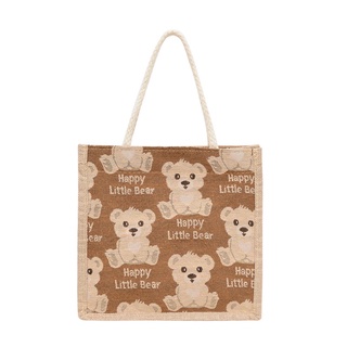 IELGY Ladies Cartoon Cute Bear Handbag Lightweight Bento