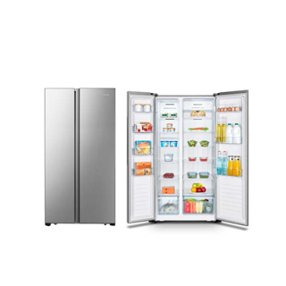 [HSSNN84 ลดสุด1200][NEW] Hisense ตู้เย็น2 ประตู Side By Side :18.5Q/523.1 ลิตร รุ่น RS670N4AD1 New 2021