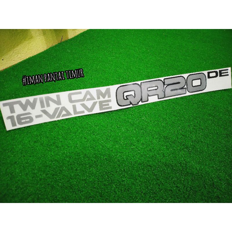 สติ๊กเกอร์ TWIN CAM 16-VALVE QR20DE