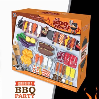 ชุดใหญ่ ชุดจำลอง บาร์บีคิว BBQ ชุดจำลอง ทำอาหาร น่ารักน่าเล่น