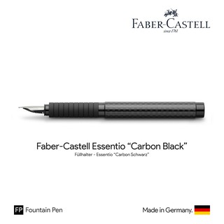 Faber-Castell Essentio "Carbon Black" Fountain Pen - ปากกาหมึกซึมฟาเบอร์คาสเทล เอสเซนติโอ รุ่นคาร์บอนแบล็ค