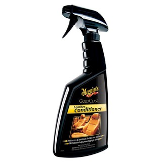 สเปรย์บำรุงหนังแท้ MEGUIARS LEATHER CONDITIIONER 473 มล. LEATHER CONDITIONER SPRAY MEGUIAR’S GOLD CLASS 473ML