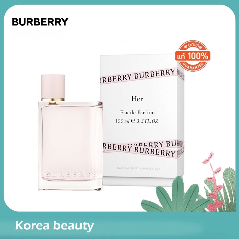 แท้100 Burberry Her Blossom Eau De Parfum EDT 100ml เบอเบอร์รี่ น้ำหอม