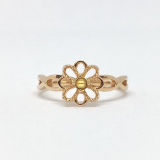 แหวนเงิน แหวนเงินแท้ แหวนดอกไม้ แหวนซิทริน แหวนพลอยซิทริน (Citrine ring)