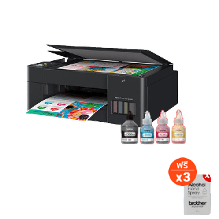 เครื่องปริ้น Brother DCP-T220 Ink Tank Printer !!แถมสเปย์ 3 ชิ้น พร้อมหมึกแท้ 4 สี (Print / Copy / Scan) / Earth Shop