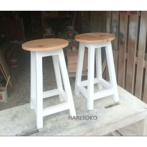 CAFE CHAIR, เก้าอี้กลมพร้อมขาสีขาว/ขนาด POLE 30X30X45CM