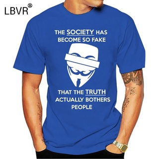 เสื้อยืด ลายคําคมตลก Anonymous Fake Society Hacker Parody Guy Fawkes สําหรับผู้ชาย และผู้หญิง