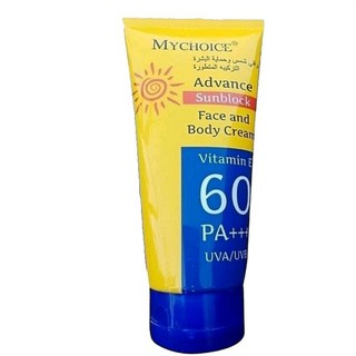 My Choice Advance Sun Block 150 g. กันแดดมายชอยส์SPF 60 PA+++