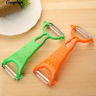 ใบมีดโกนสองใบผักผลไม้สเตนเลส Julienne Cutter Kitchen Tool