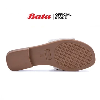 Bata บาจา รองเท้าแตะแฟชั่น ส้นแบน น้ำหนักเบา ใส่สบาย รองรับน้ำหนักเท้า สำหรับผู้หญิง รุ่น Yaritzel สีขาว 5611767