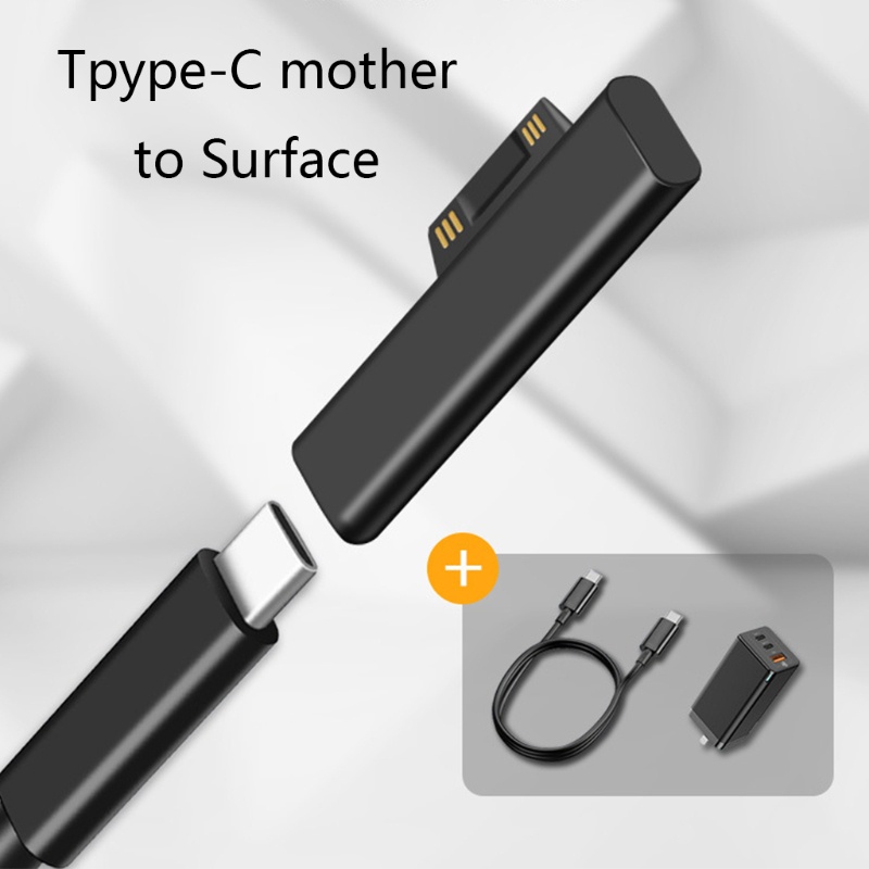 Toolbox USB Type C Power Converter สําหรับ Surface 3 4 5 6 Surface Book อะแดปเตอร์ USB C