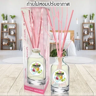 ก้านไม้หอม40ml หอมสดชื่น ปรับอากาศในห้อง ฟุ้งสบายไม้หอม (มีโปร 3 จะแถม 1 แผ่นหอม)