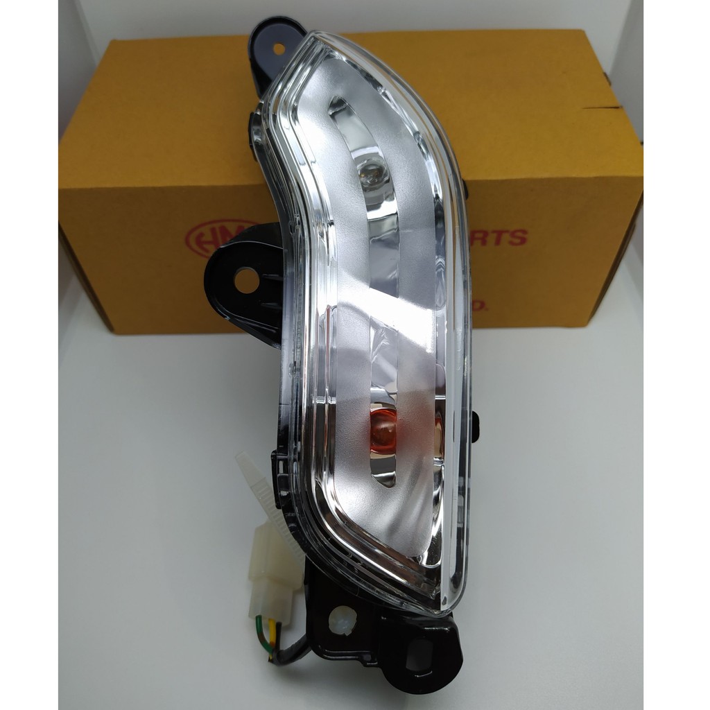 ไฟเลี้ยวหน้า SCOOPY I 2012-2016 เลนส์ไฟเลี้ยวสีใส ชุดไฟเลี้ยวหน้า HMA FRONT WINKER SET  UK