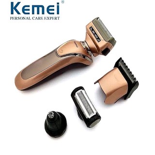 KEMEI 4 IN 1 KM-1622 เครื่องตัดผม โกนหนวด กรรไกรตัดขนหูจมูกชาย ชุดกรูมมิ่งชุดเครื่องโกนหนวดแบบชาร์จไฟ ใช้นาน 60 นาที