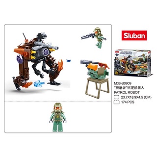 ProudNada Toys ของเล่นเด็ก ตัวต่อ อวกาศ หุ่นยนต์อวกาศ Sluban ATOMIC STORM 174 PCS M38-B0909