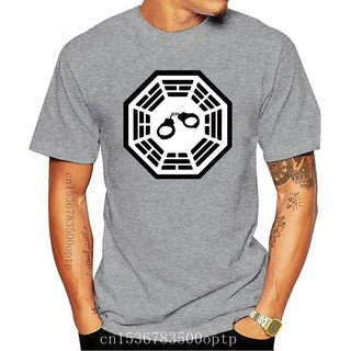 [S-5XL] เสื้อยืดลําลอง แขนสั้น พิมพ์ลายโลโก้ Lost Dharma Initiative แฟชั่นสําหรับผู้ชาย 2022