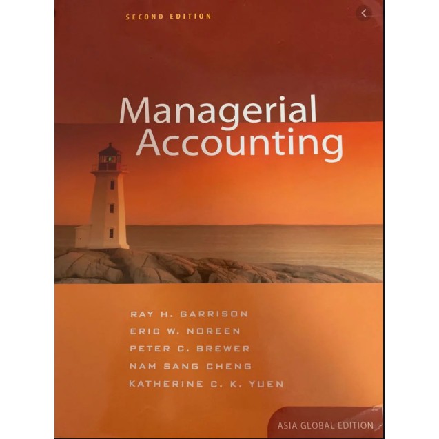 หนังสือมือสอง Textbook Managerial Accounting, Second edition สภาพ 90%