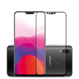 ฟิล์มกระจกแบบเต็มจอกันรอยแบบเต็มจอสําหรับ Vivo X60 Pro Nex 2 3 X20 X9 X9S X7 V5 V7 Plus V9 Full Cover Tempered Glass Screen Protector Film