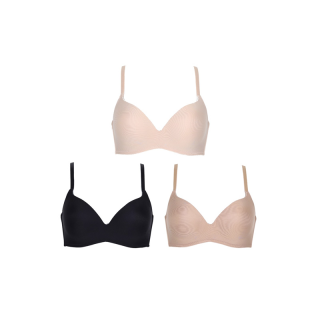 (ใส่โค้ด FRGSPAG8 ลดเพิ่ม 20%) Wacoal Surprise Wireless Push Up Bra set 3 ชิ้น รุ่น WB9V02 คละสี บราไร้โครง เสริมฟองน้ำ 20 mm