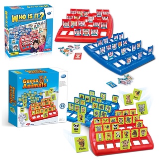 Who is it / Guess Animals Board Game เกมสืบพยาน - บอร์ดเกม Guess Who Animal สําหรับเด็ก เกมกระดาน